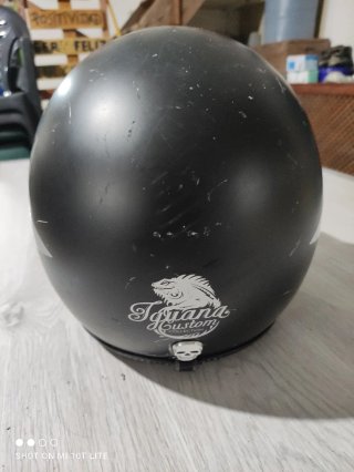 Casco Jet Iguana Custom Negro