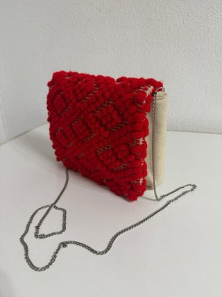 Lote 2 Bolsos Mujer Negro, Beige y Rojo