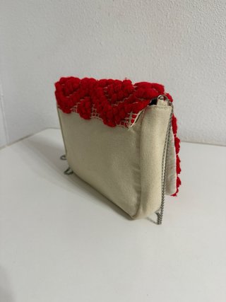 Lote 2 Bolsos Mujer Negro, Beige y Rojo