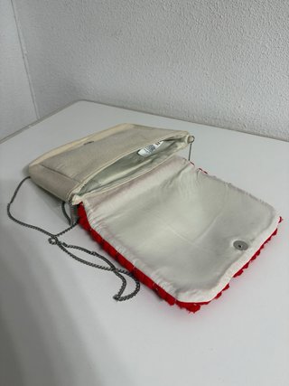 Lote 2 Bolsos Mujer Negro, Beige y Rojo