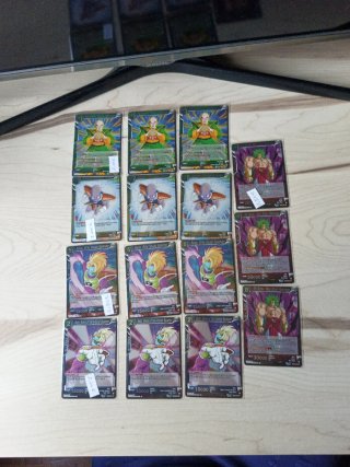 Lote Cartas FOIL Dragon Ball Z
