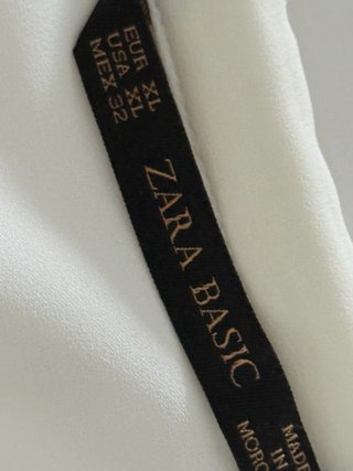 Blusa zara manga larga
