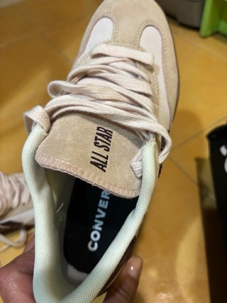 Zapatillas Converse Beige/Rosa Talla 39