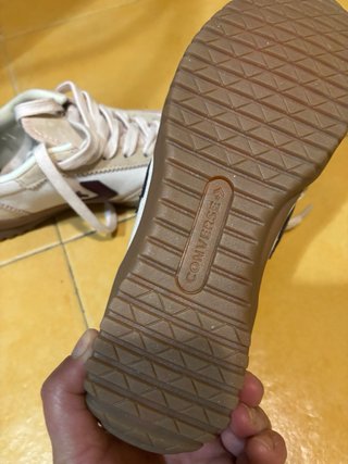 Zapatillas Converse Beige/Rosa Talla 39