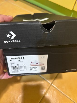 Zapatillas Converse Beige/Rosa Talla 39