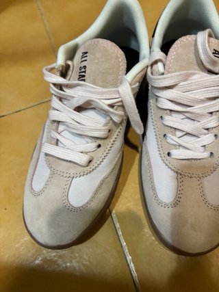 Zapatillas Converse Beige/Rosa Talla 39