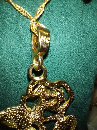 Parure Orecchini e Ciondolo Fiore Oro
