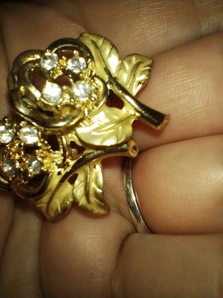 Parure Orecchini e Ciondolo Fiore Oro