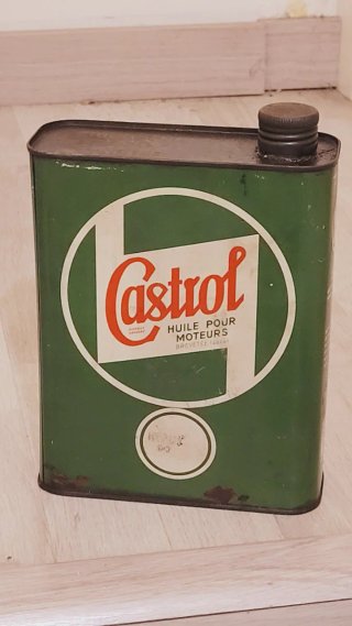 Lata Aceite Castrol Antigua