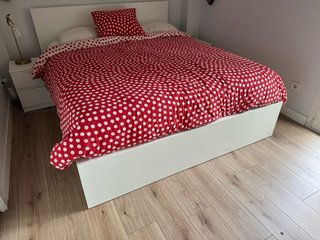 Canapé Abatible IKEA Malm 160cm Blanco