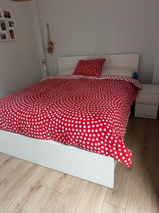 Canapé Abatible IKEA Malm 160cm Blanco