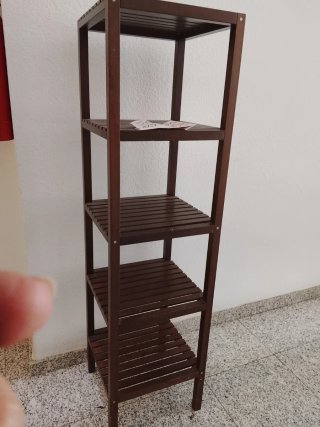 Estantería de madera Ikea, regalo marco para fotos