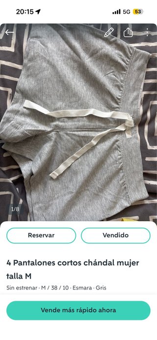 Pack Pantalones Cortos y Chaqueta Mujer M