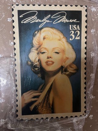 Cartel Metálico Vintage Marilyn Monroe USA 32