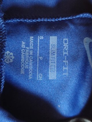 Camiseta Nike Academy Fútbol Manga Corta Azul Rosa