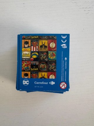 Lote Sobres Cromos DC Comics Carrefour