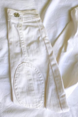 Giubbotto in denim bianco Vero Moda Taglia S