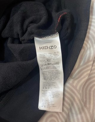 Sudadera Kenzo Negra y Roja Talla S