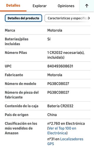 Localizador Motorola Moto Tag 2