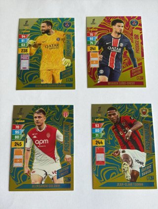 8 Cromos Ligue 1 Premium Oro Adrenalyn 24-25