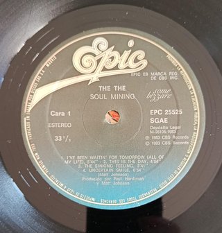 The The - Soul Mining (Epic) LP, Album