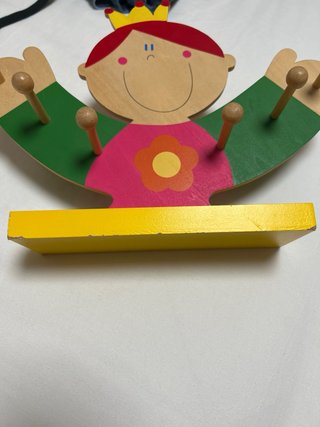 Appendi orecchini/braccialetti principessa in legno