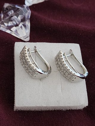 Orecchini in Argento con Zirconi