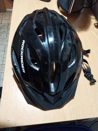 Casco de bicicleta Rockrider negro