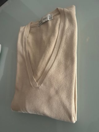 2 Jerséis Finos Blanco y Beige