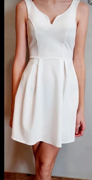 Vestido de graduación blanco