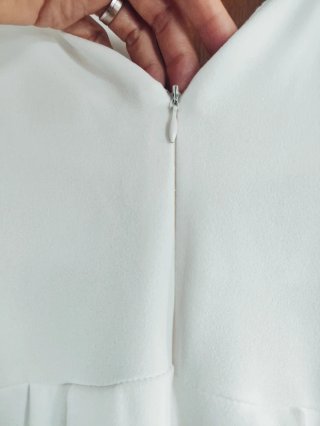 Vestido de graduación blanco