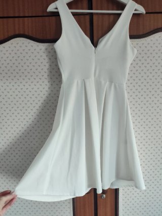 Vestido de graduación blanco