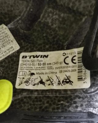 Casco Btwin Infantil Talla S (52-55cm)