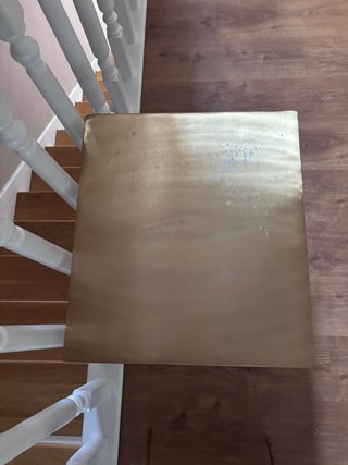 Mesita auxiliar dorada Zara Home