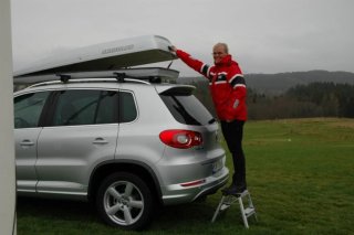 Cofre-baul  portaequipajes Thule SKIGUARD 825