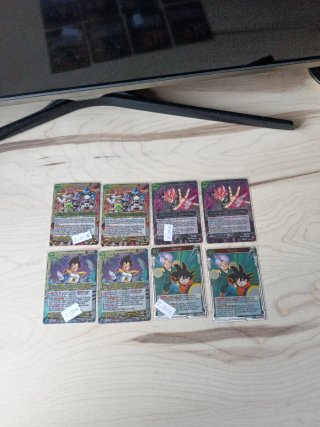 Lote cartas Dragon Ball Z foil