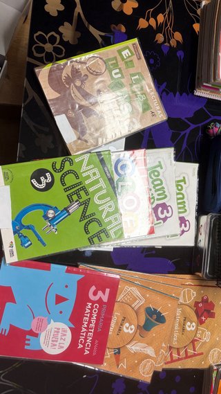 Lotes de libros :primero,tercero y 4 de primaria.