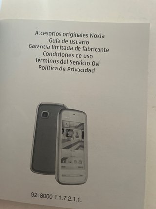Manual instrucciones Nokia 5230