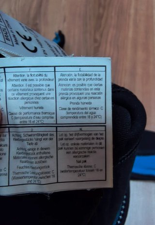 Traje neopreno Tribord 8 años