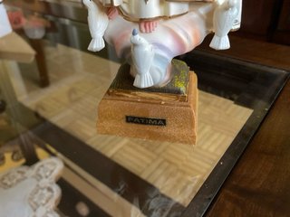 Figura Virgen de Fátima con corona