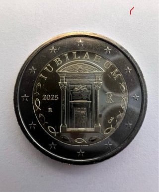 Moneta 2 Euro 2025 Giubileo moneda