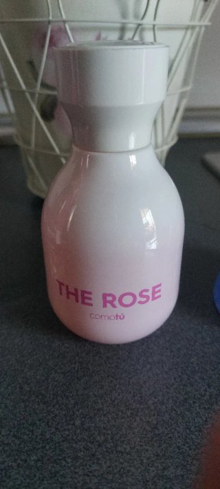 Portavasi decorato con rose in metallo e ceramica
