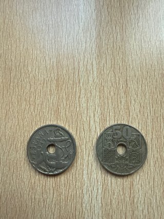 Moneda 50 céntimos España 1949