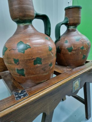 Jarrón ánfora barro terracota
