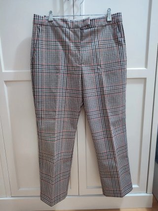 Pantalón cuadros Mango