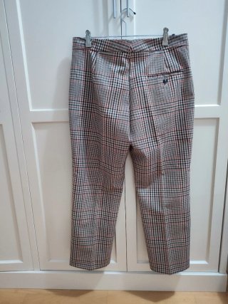 Pantalón cuadros Mango