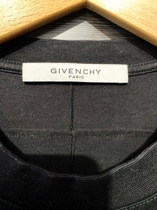 Camiseta Givenchy Perro Rottweiler Negra