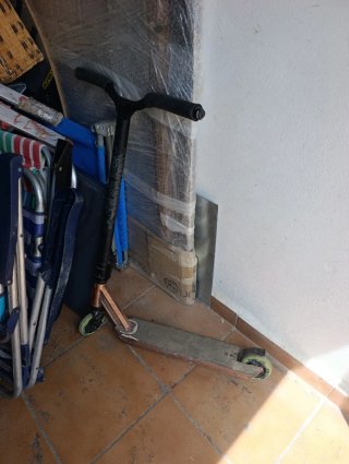 Patinete freestyle cobre y negro
