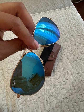 Gafas de sol Ray-Ban doradas