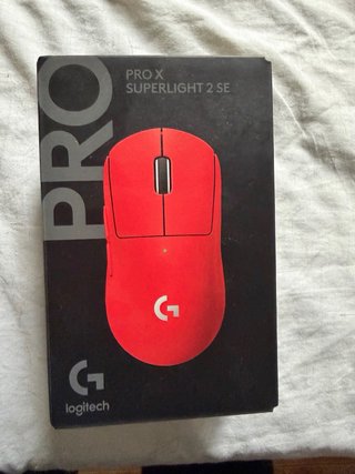 Logitech G Pro X Superlight 2 Negro/Rojo